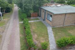 Ruhige Zufahrt zum Bungalow