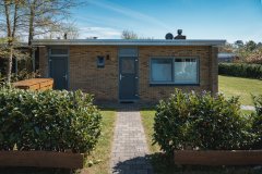 Bungalow mit unserem Eingang