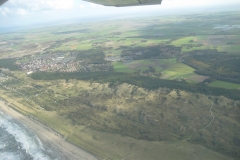 De Koog im Anflug